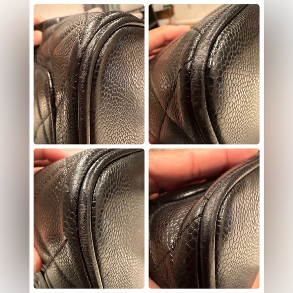 CHANEL TOTE CAVIAR LEATHER MEDALLION 🌟 AUTHENTIC 🌟 - Picture 13 of 13